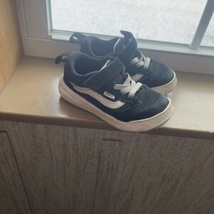 Vans Kids Black and White Sneakers